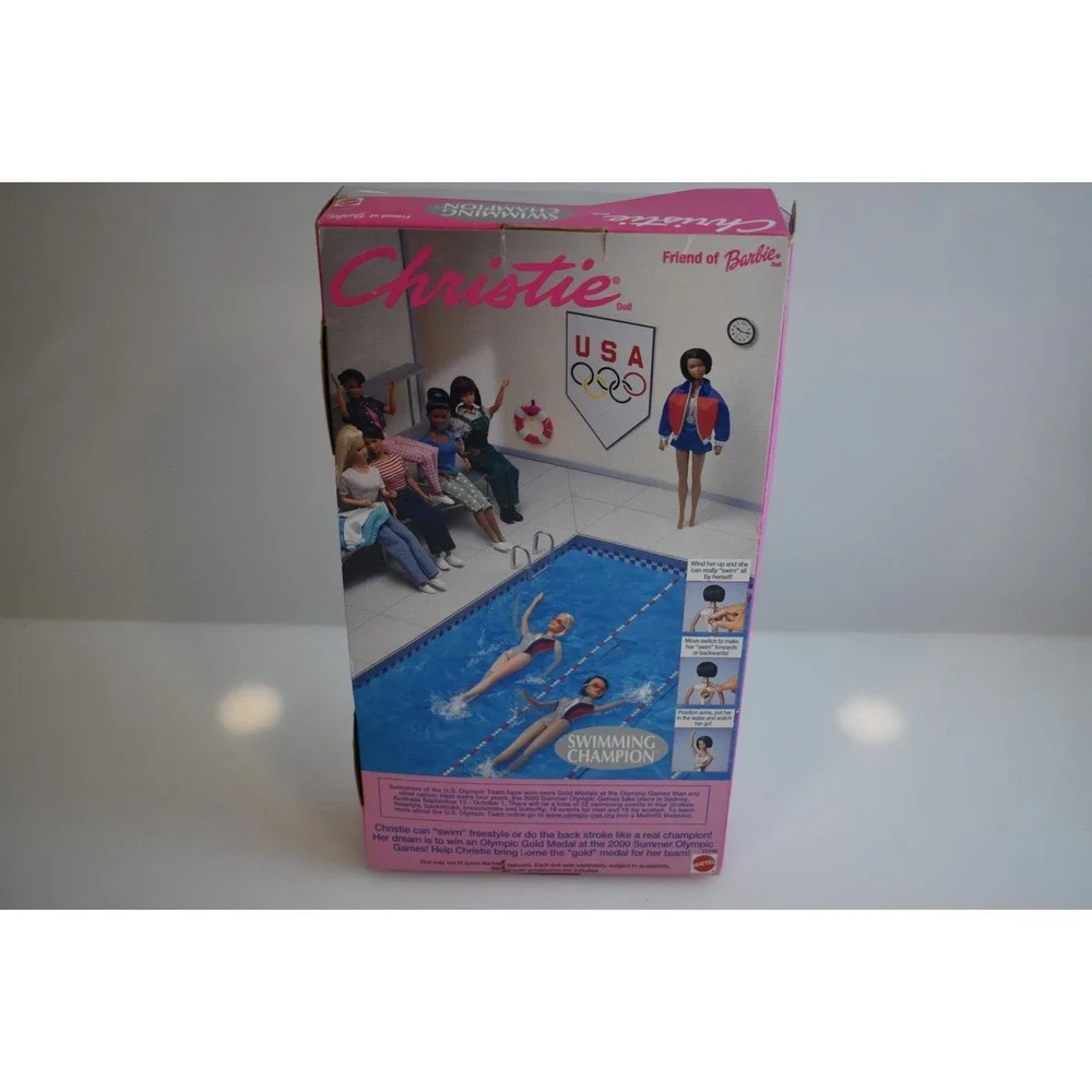Barbie Swimming Champion Christie African American Doll Mattel 1999 #25488